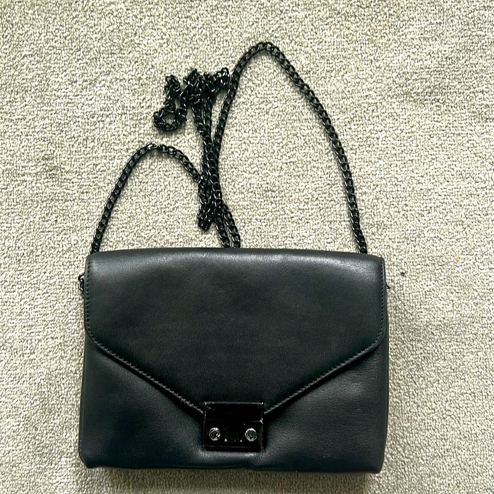 Loeffler Randal Envelope Clutch with Chain